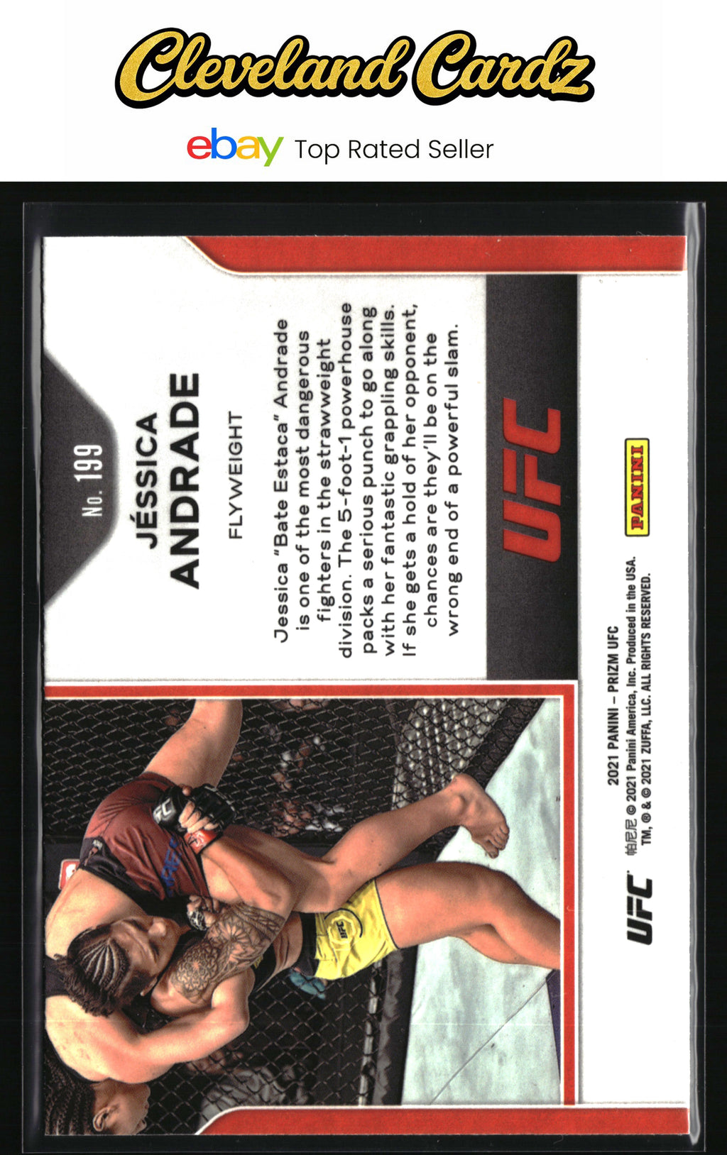 2021 Panini Prizm UFC #199 Jessica Andrade