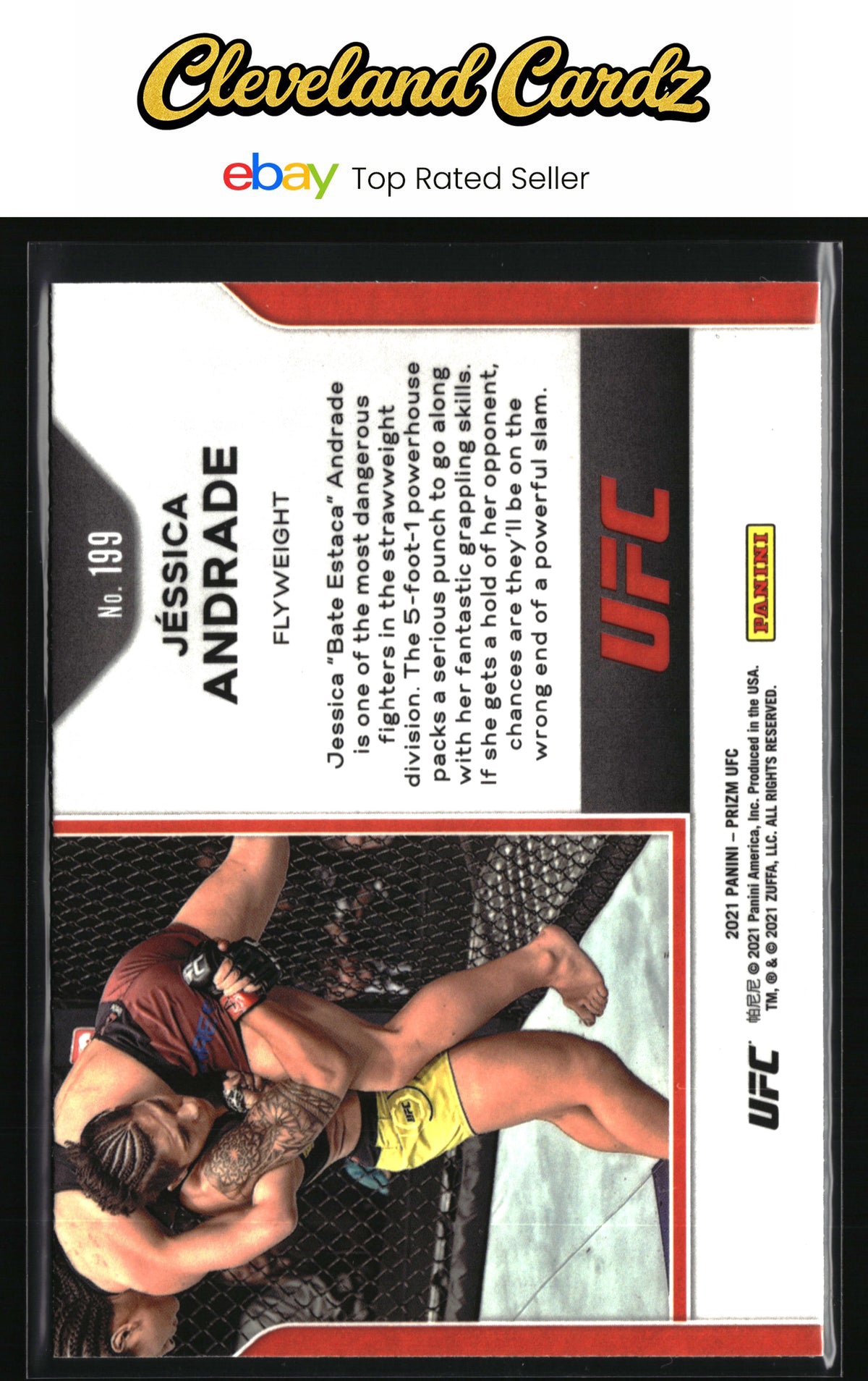 2021 Panini Prizm UFC #199 Jessica Andrade