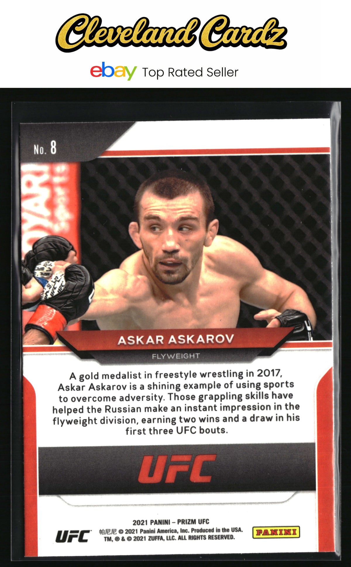 2021 Panini Prizm UFC #8 Askar Askarov