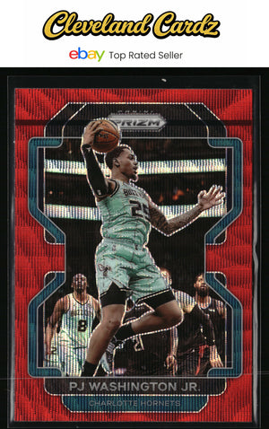 2021-22 Panini Prizm #78 PJ Washington Jr. Ruby Wave