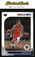 2019-20 Hoops Premium Stock #116 Lonzo Ball Prizms Silver