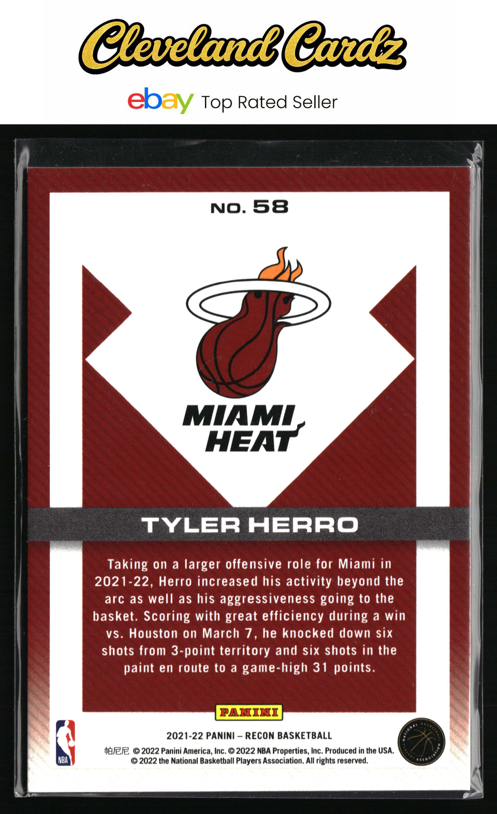 2021-22 Panini Recon #58 Tyler Herro