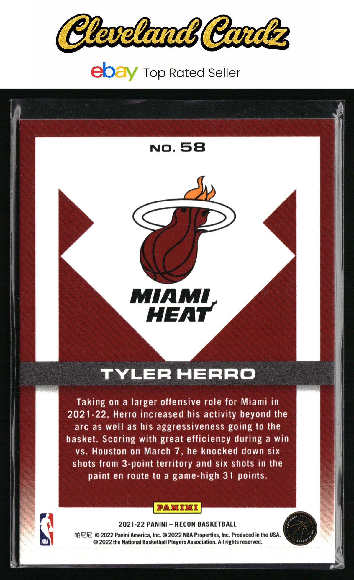 2021-22 Panini Recon #58 Tyler Herro