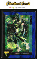 2020-21 Panini Flux #185 David Robinson Blue Cracked Ice