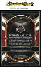 2020-21 Panini Select #98 Kenyon Martin Jr. Red White Orange Shimmer
