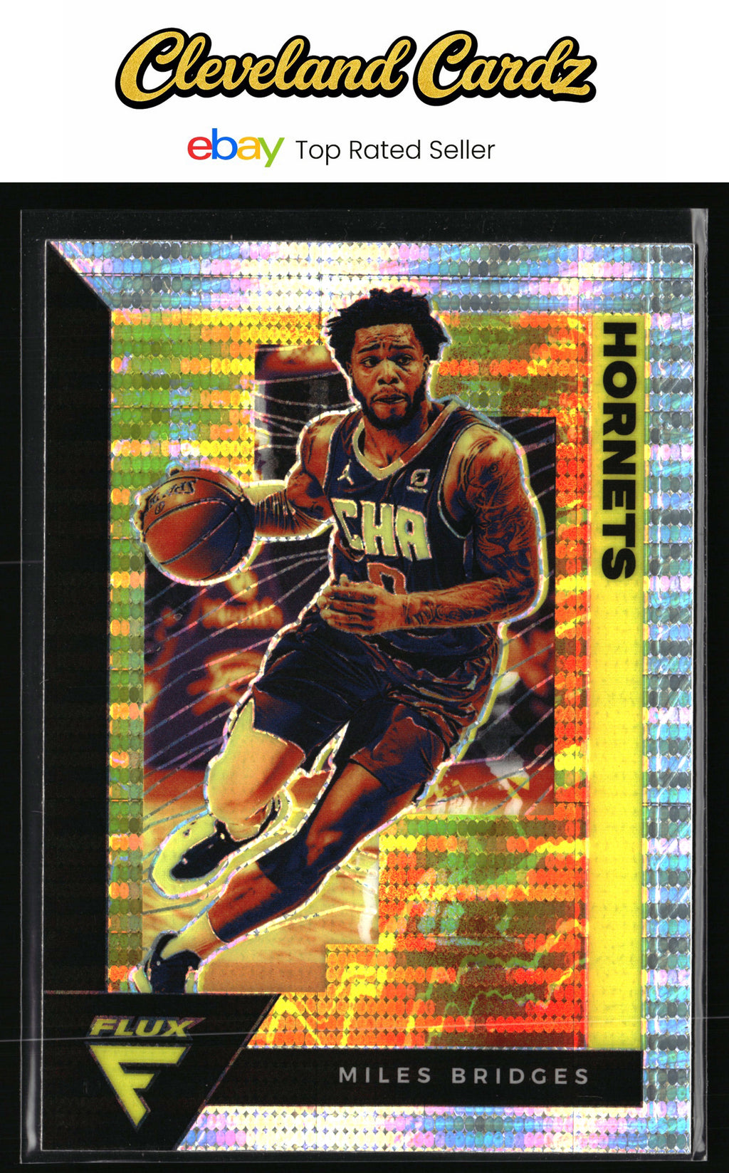 2020-21 Panini Flux #23 Miles Bridges Pulsar