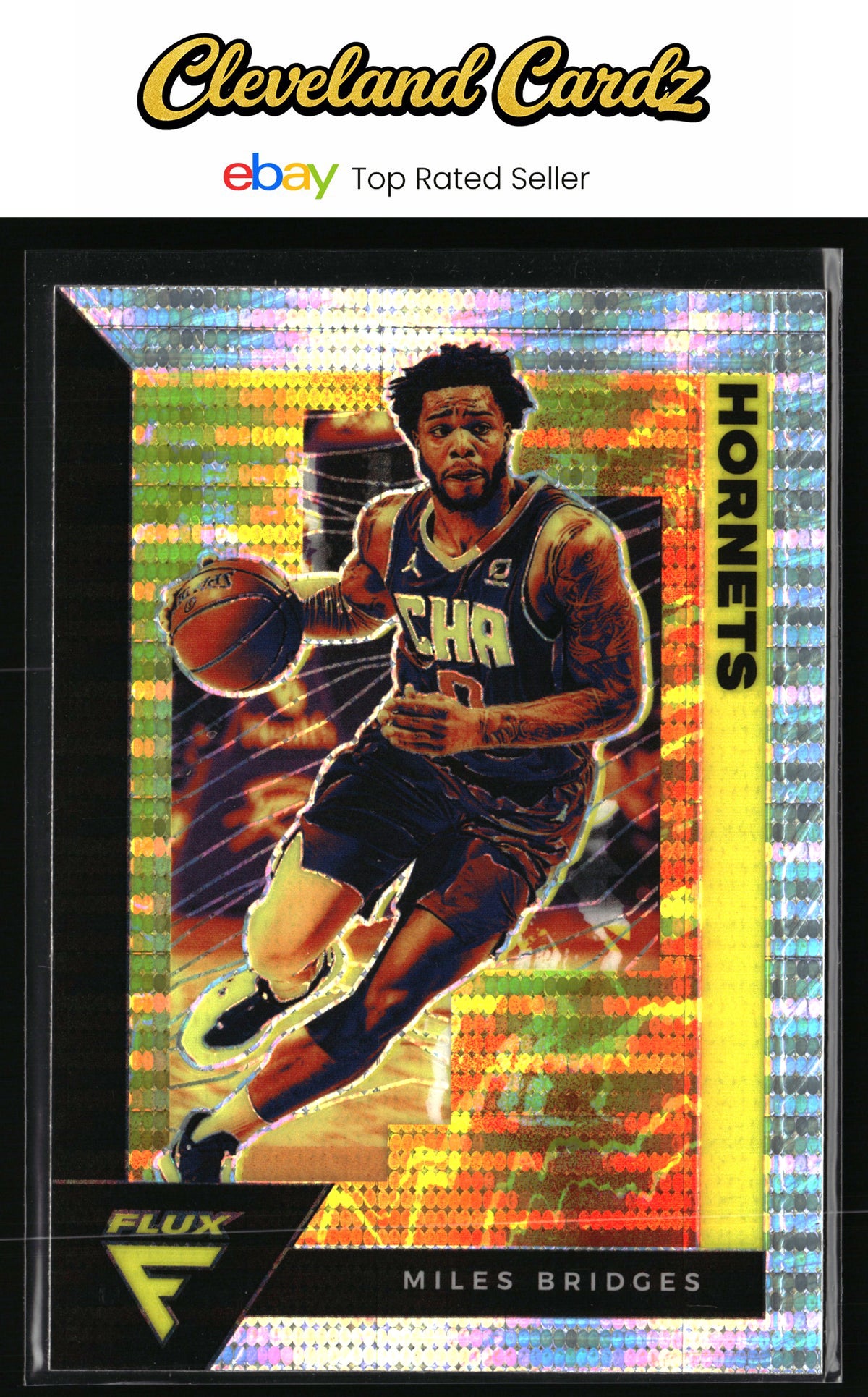2020-21 Panini Flux #23 Miles Bridges Pulsar