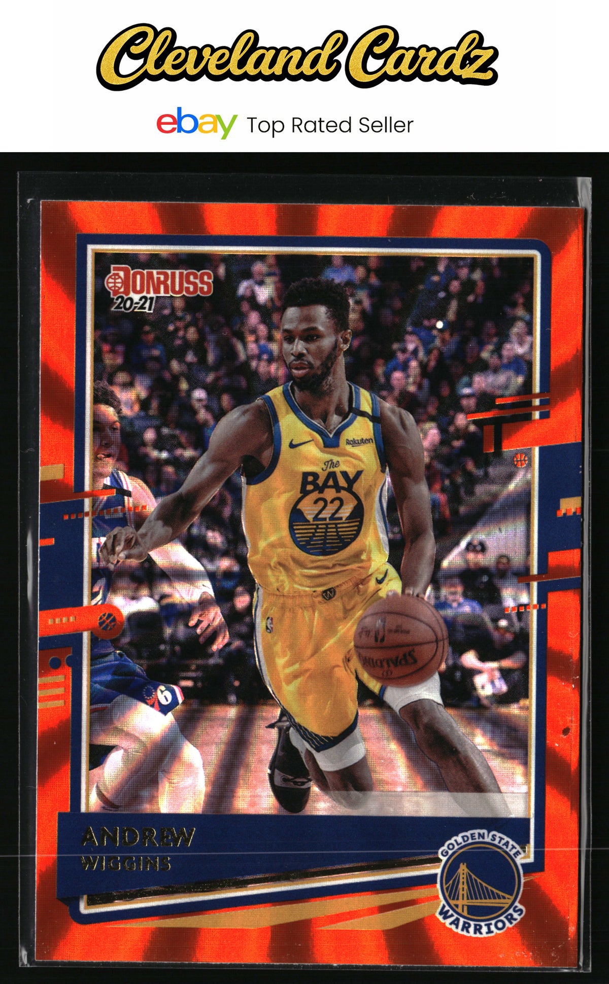 2020-21 Donruss #29 Andrew Wiggins Holo Orange Laser