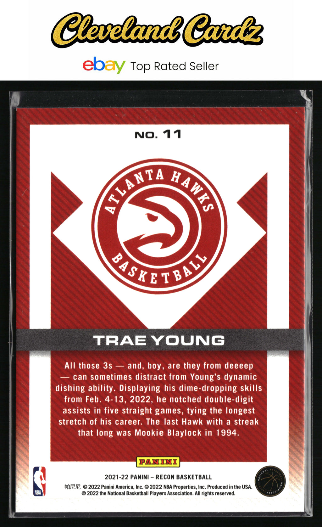 2021-22 Panini Recon #11 Trae Young