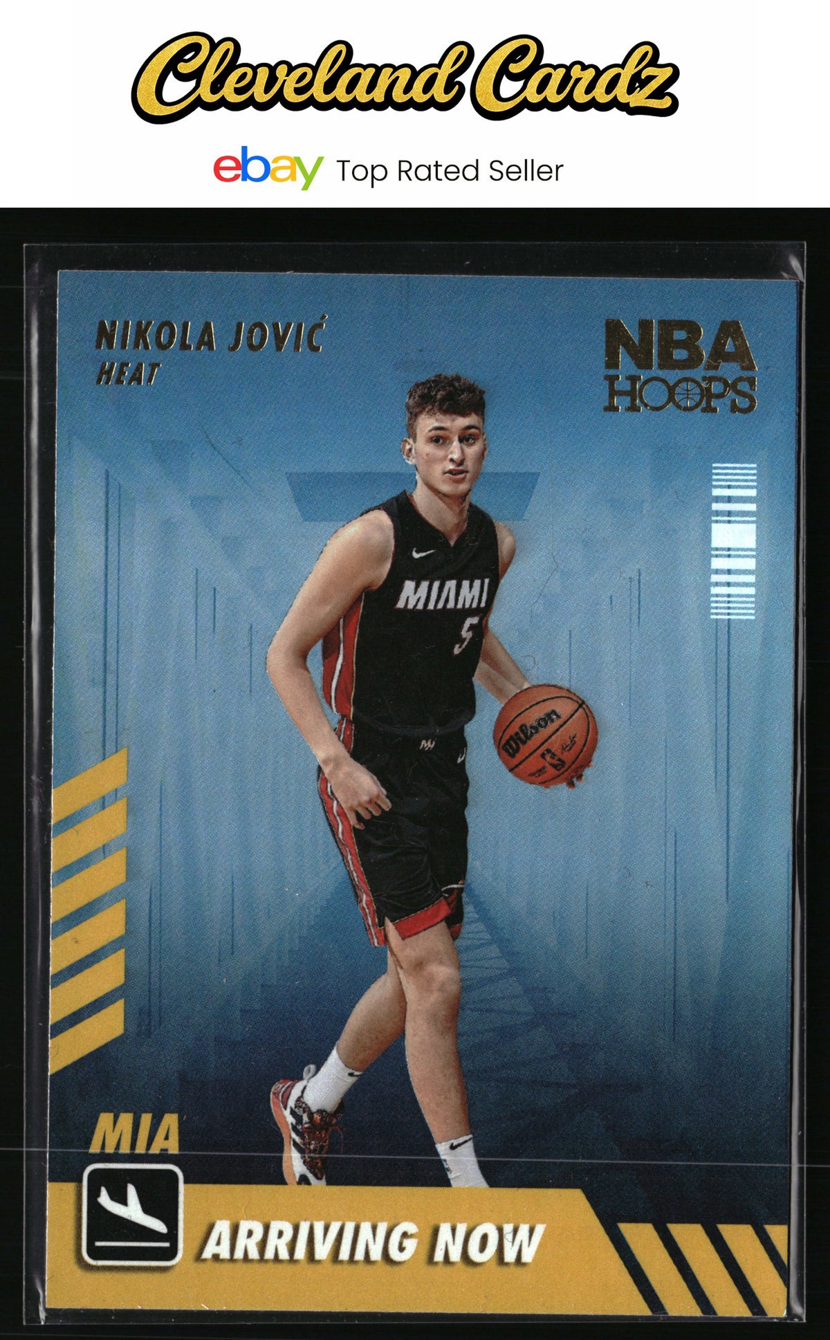 2022-23 Hoops Winter #27 Nikola Jovic Arriving Now