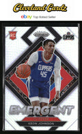 2021-22 Panini Prizm #6 Keon Johnson Emergent Prizms Silver