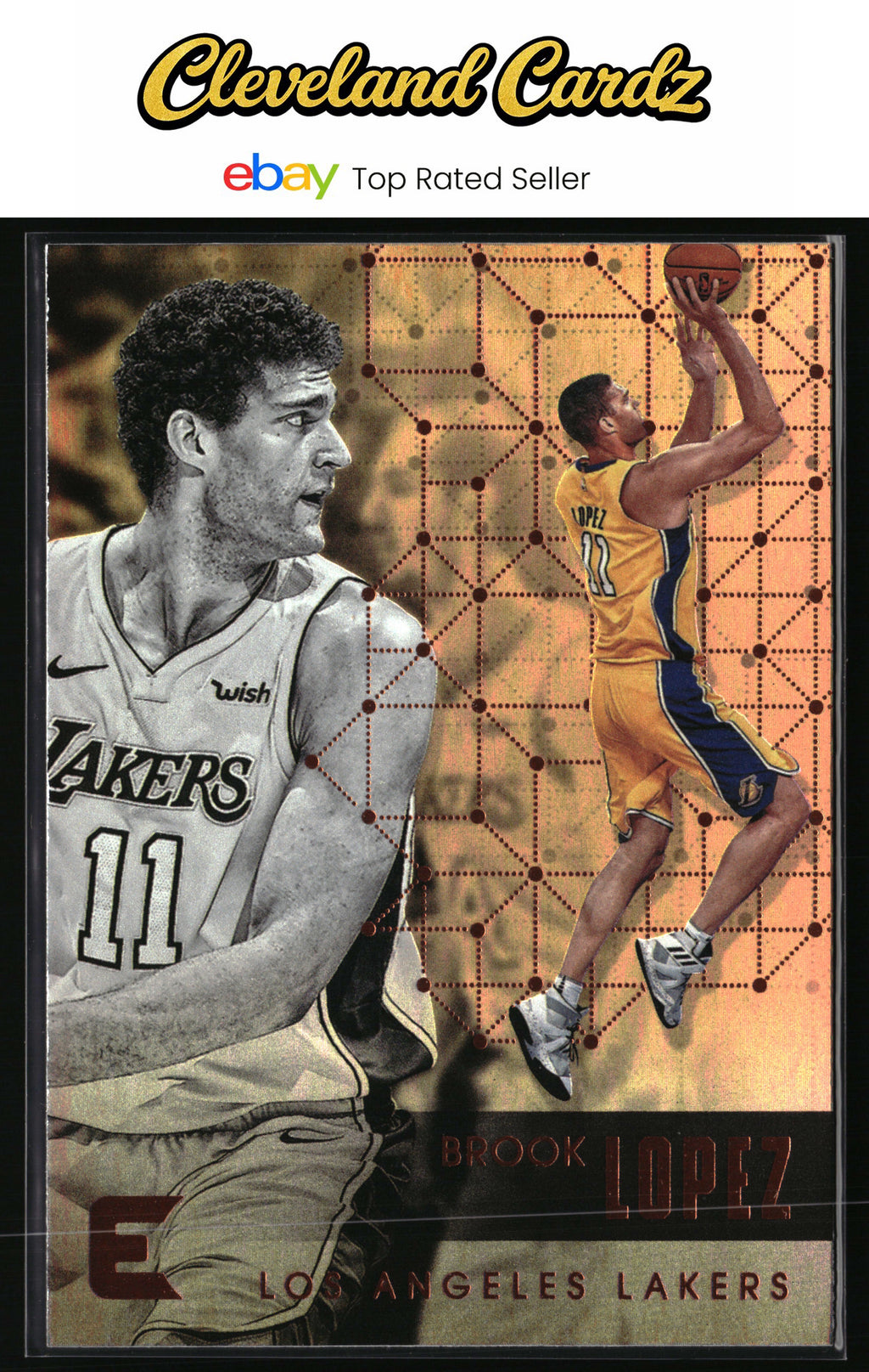 2017-18 Panini Essentials #82 Brook Lopez