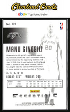2017-18 Panini Essentials #127 Manu Ginobili