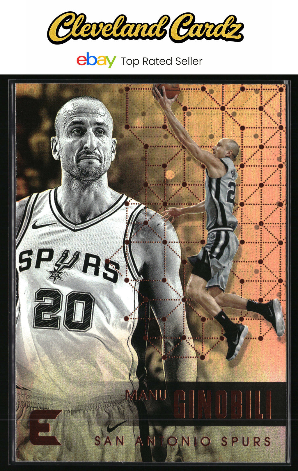2017-18 Panini Essentials #127 Manu Ginobili