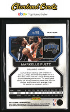 2021-22 Panini Prizm #163 Markelle Fultz Ruby Wave