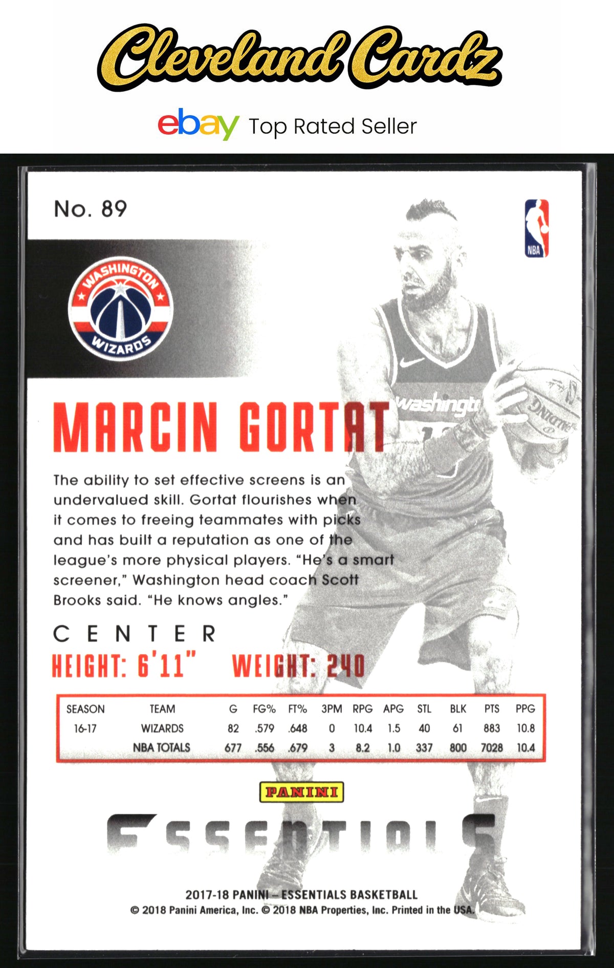 2017-18 Panini Essentials #89 Marcin Gortat