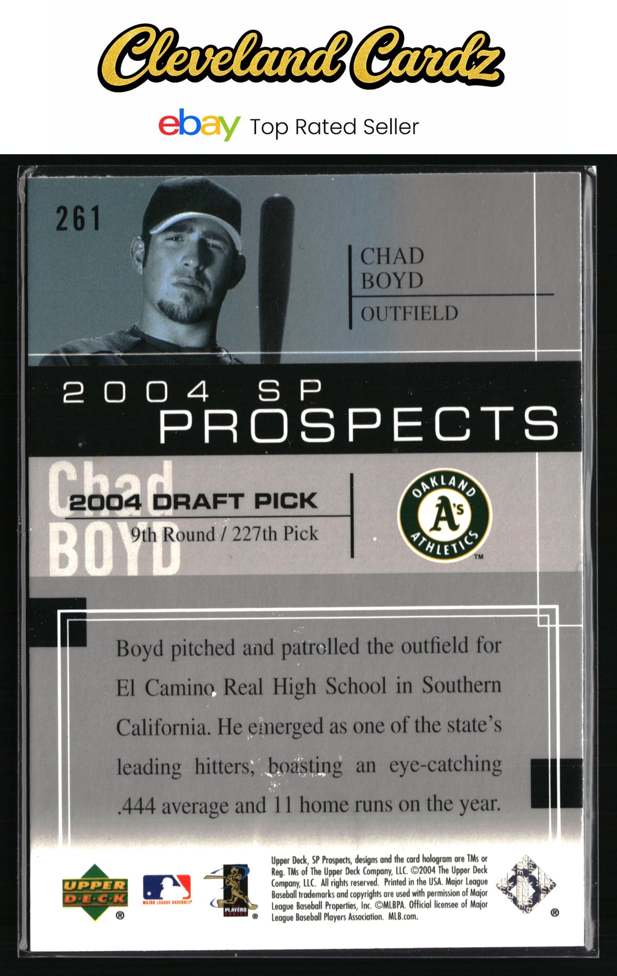 2004 SP Prospects #261 Chad Boyd