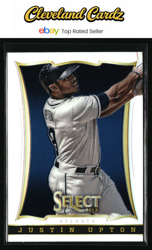 2013 Panini Select #75 Justin Upton Prizm