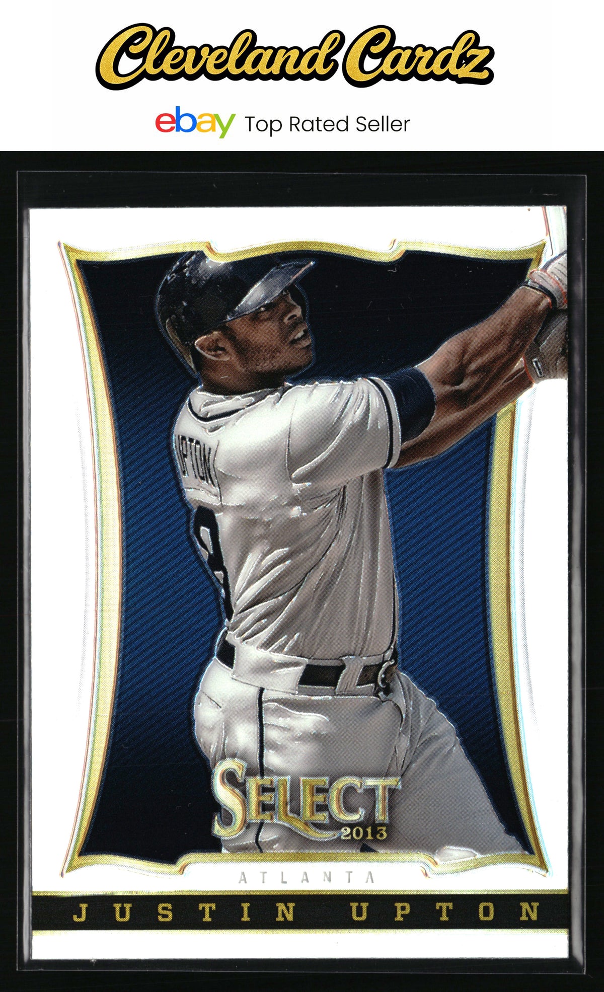 2013 Panini Select #75 Justin Upton Prizm