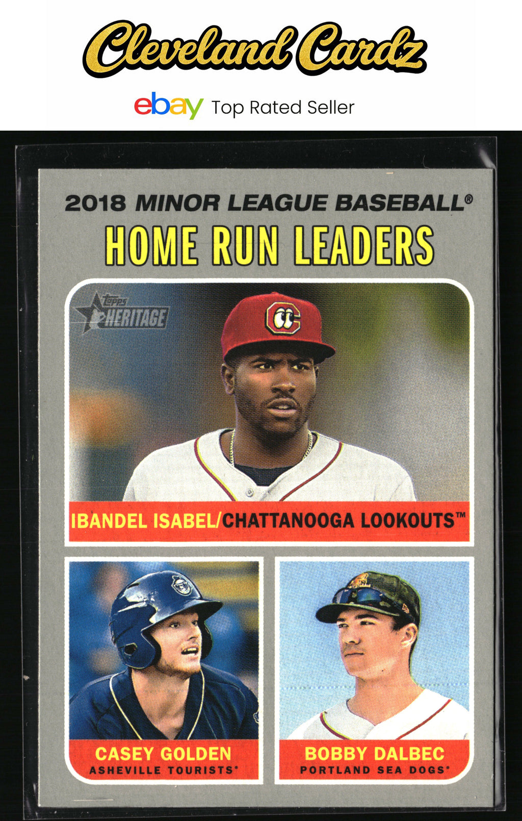 2019 Topps Heritage ML #193 Bobby Dalbec/Ibandel Isabel/Casey Golden