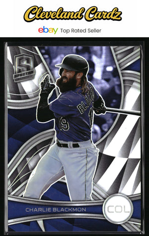 2022 Panini Chronicles #13 Charlie Blackmon Spectra Holo