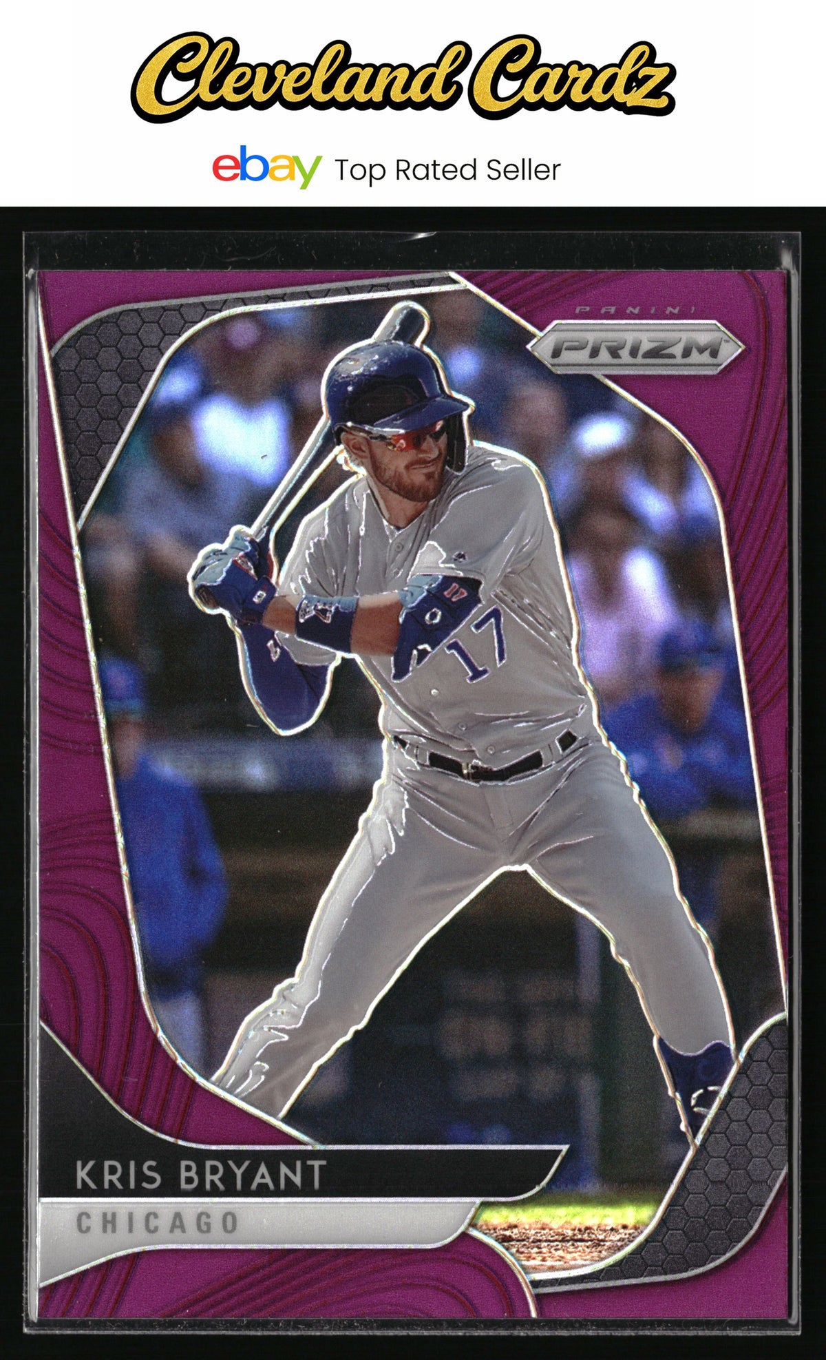2020 Panini Prizm #9 Kris Bryant Purple Prizm