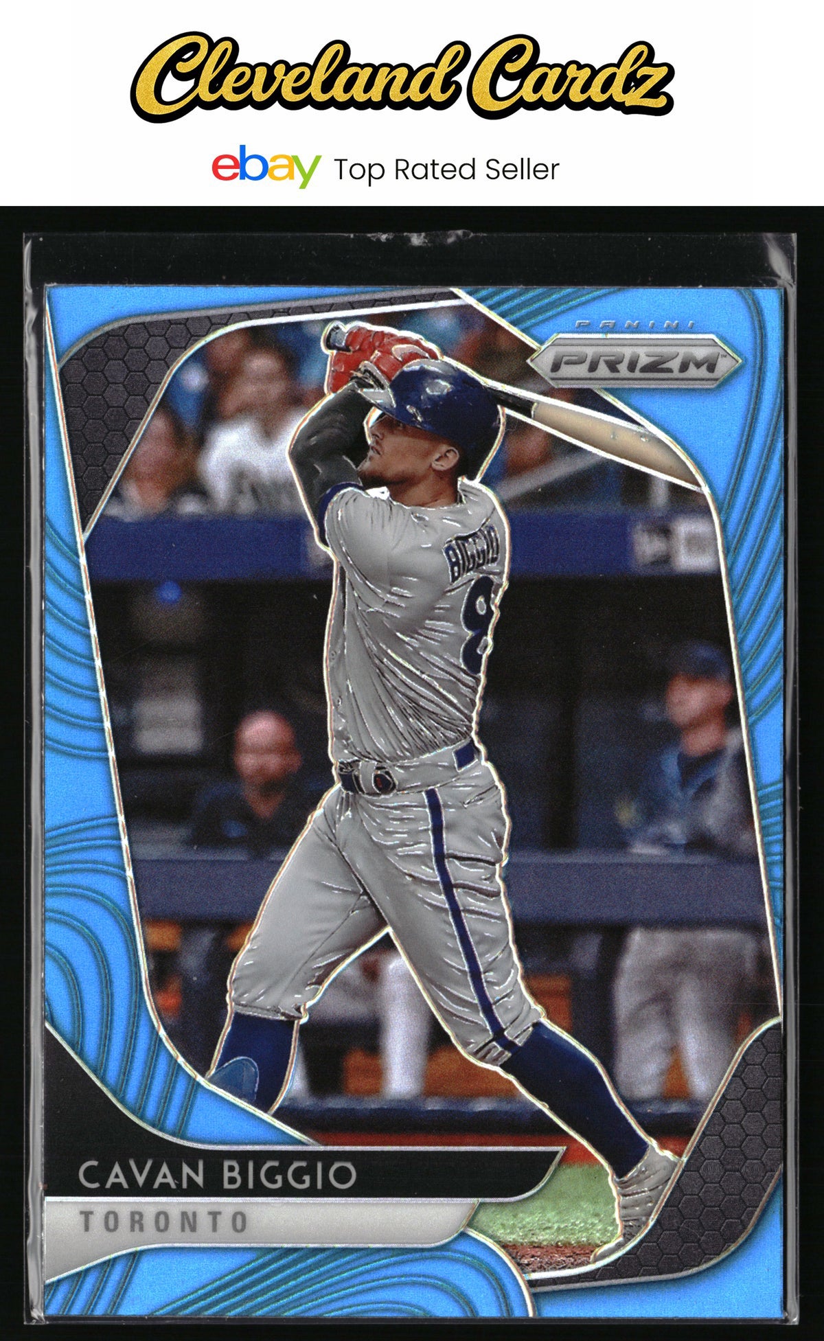 2020 Panini Prizm #120 Cavan Biggio Carolina Blue Prizm