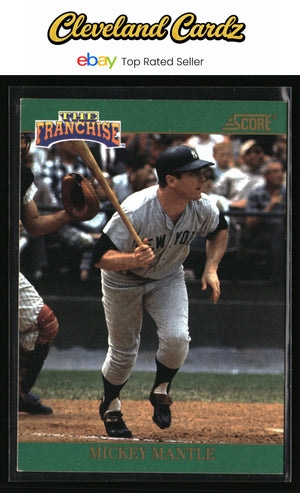 1992 Score #2 Mickey Mantle The Franchise EX+