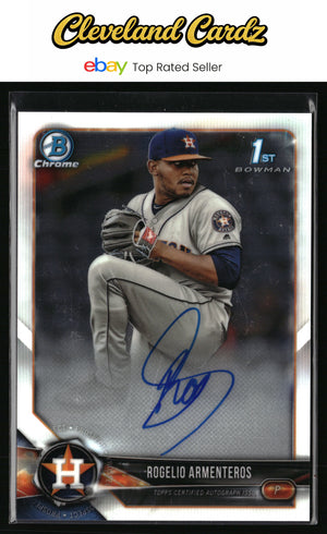 2018 Bowman Chrome #BCPA-RAR Rogelio Armenteros Prospects Autographs