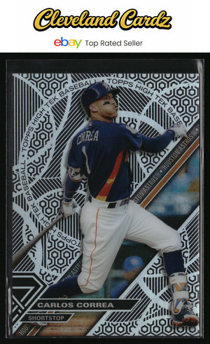 2017 Topps High Tek #HT-CC Carlos Correa Pattern 4A Hex.&Circles/4BSpiralDots