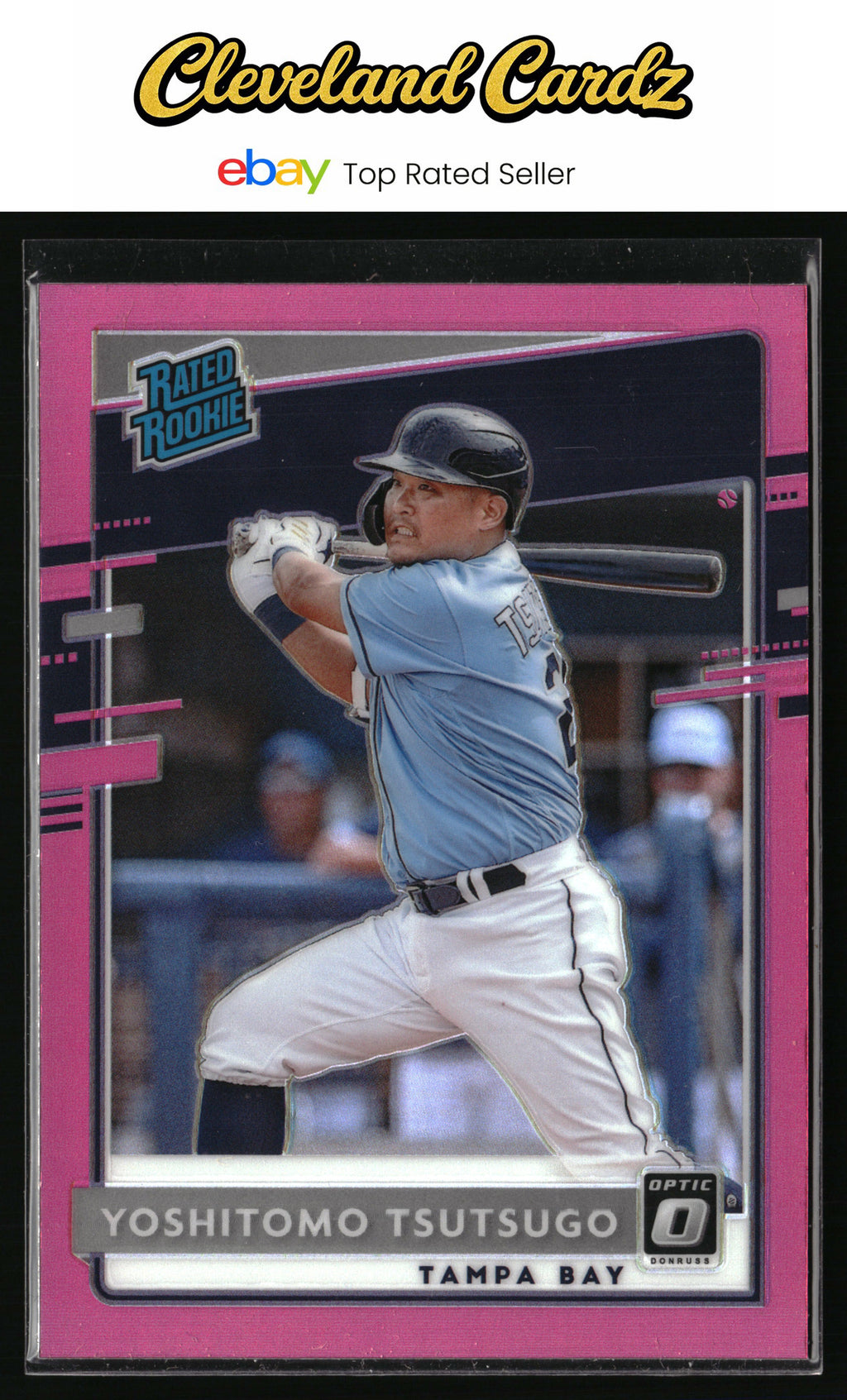 2020 Donruss Optic #61 Yoshitomo Tsutsugo Pink