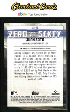 2021 Topps #ZTS-12 Juan Soto Zero to Sixty EX+