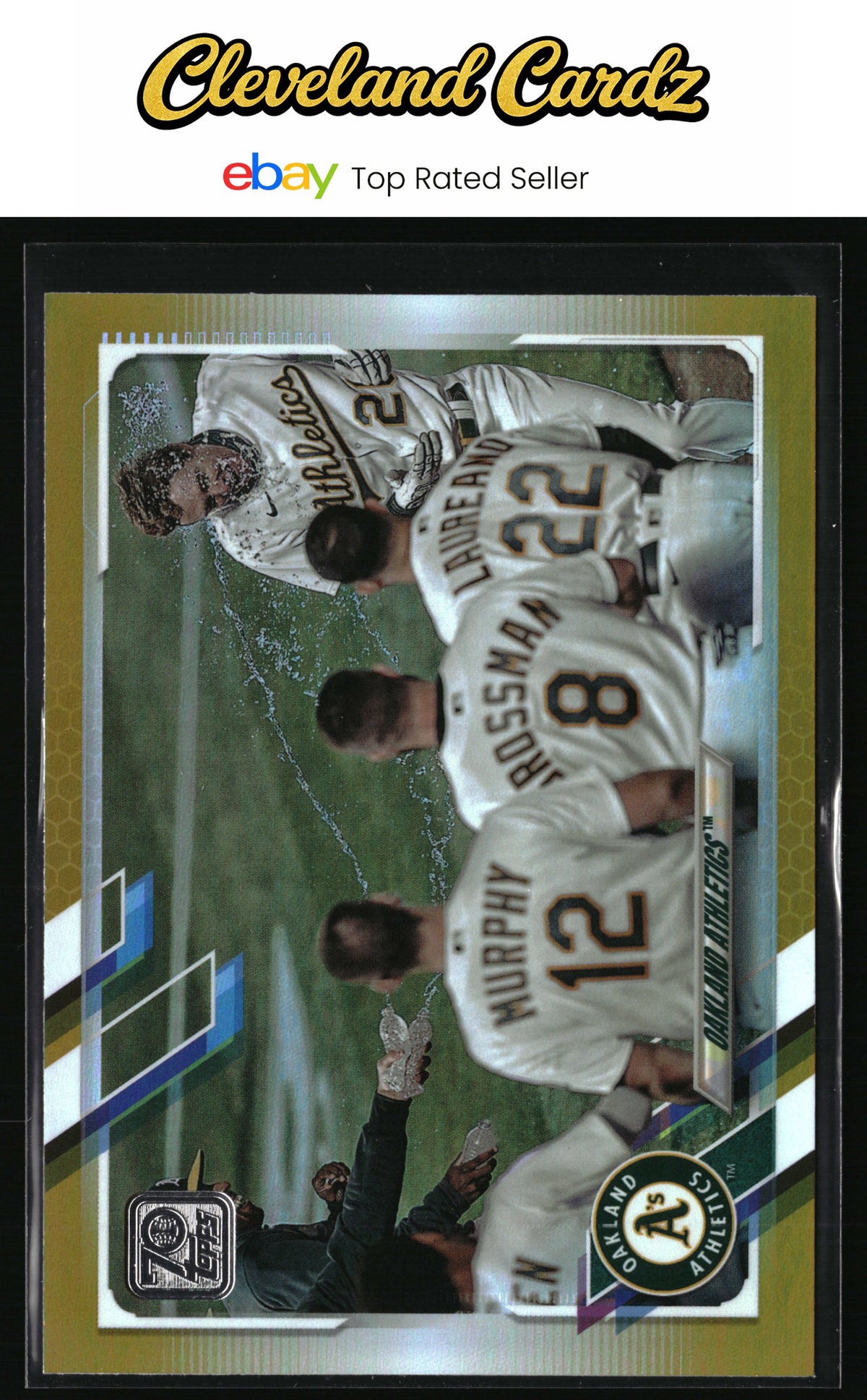 2021 Topps #392 Oakland Athletics Gold Foil