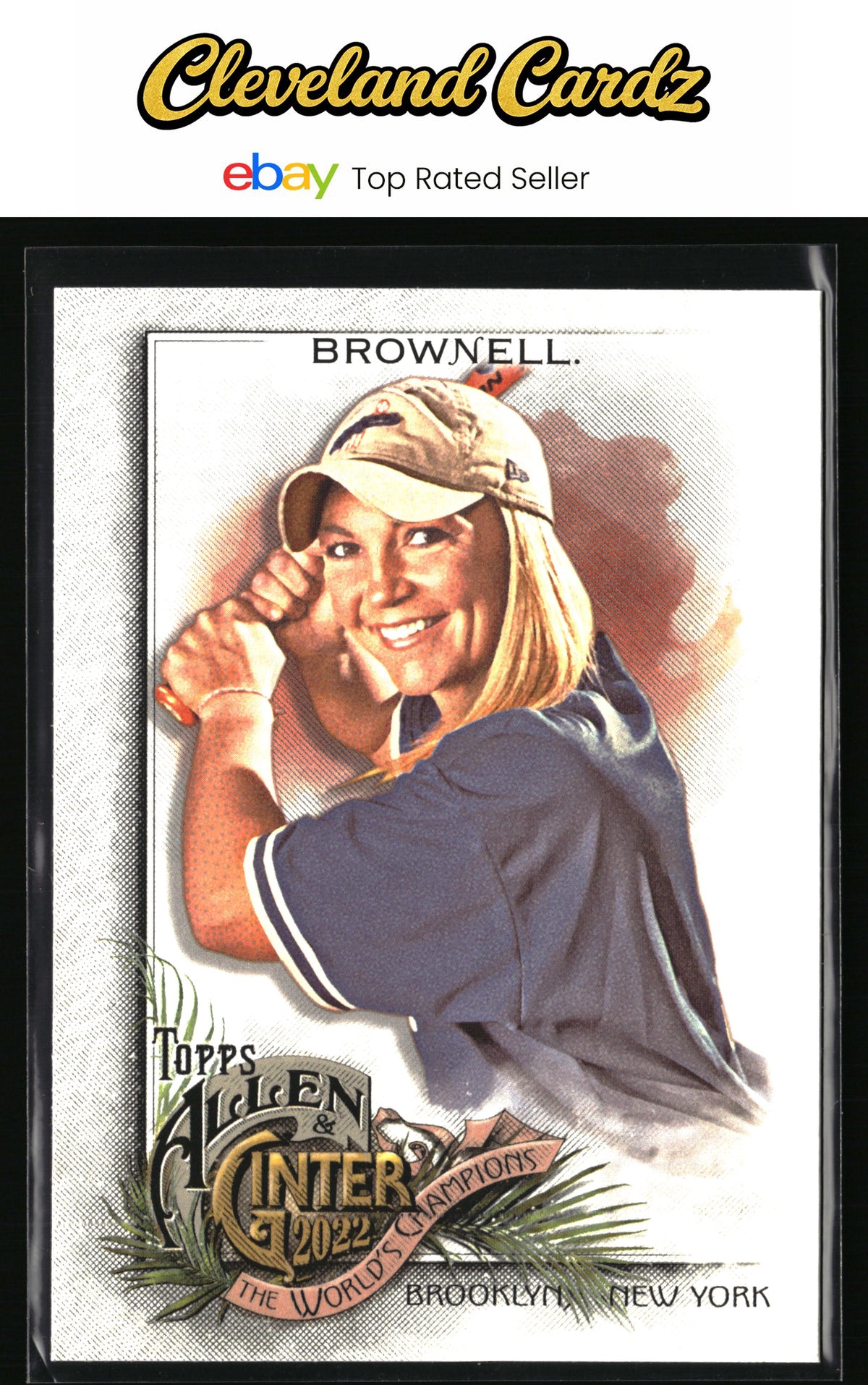 2022 Topps Allen & Ginter #254 Kate Brownell Silver Portrait