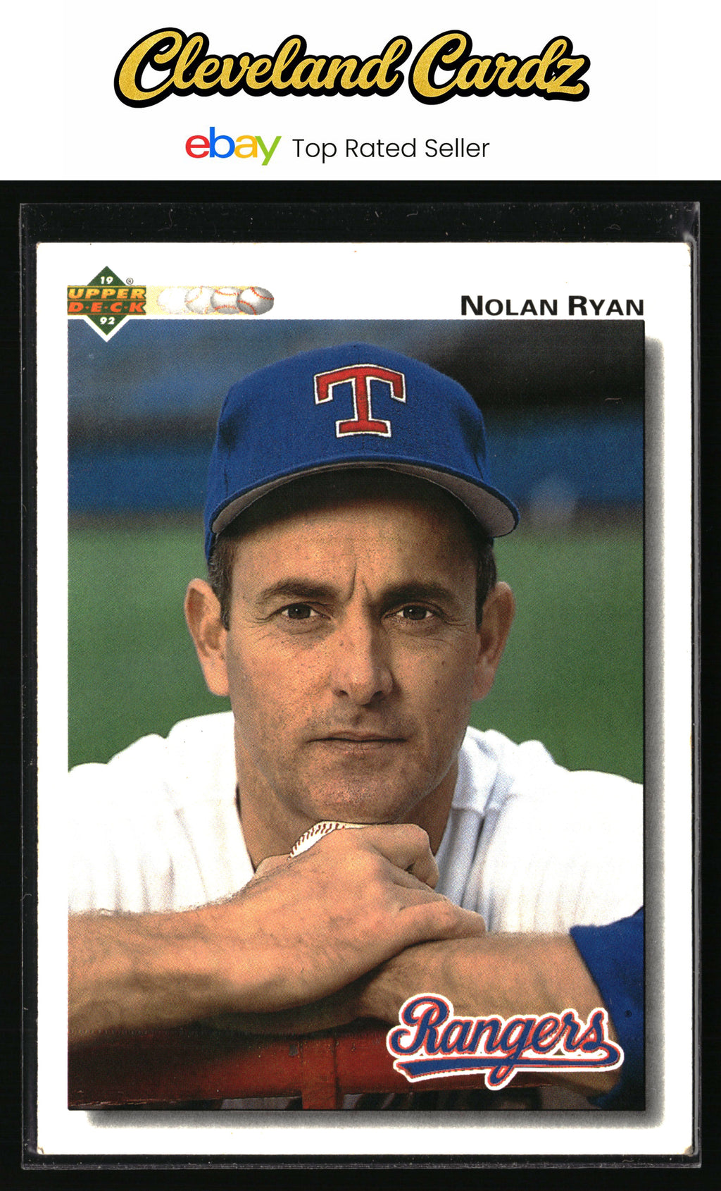 1992 Upper Deck #655 Nolan Ryan EX+