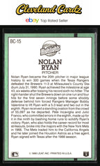 1991 Donruss #BC-15b Nolan Ryan Bonus Cards EX+