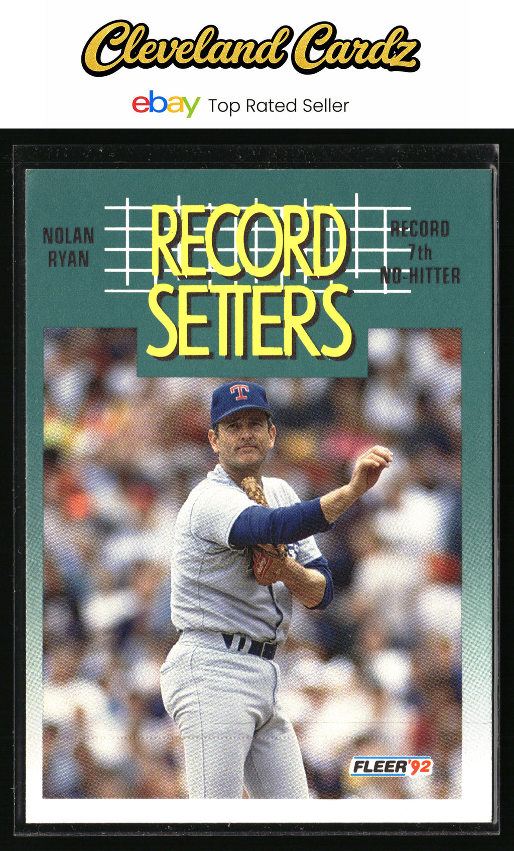 1992 Fleer #682b Nolan Ryan