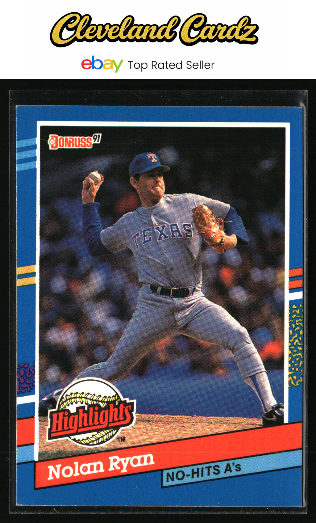 1991 Donruss #BC-3 Nolan Ryan Bonus Cards EX+
