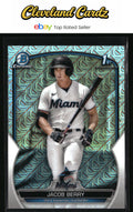 2023 Bowman #BCP-108 Jacob Berry Chrome Prospects Mojo Refractors