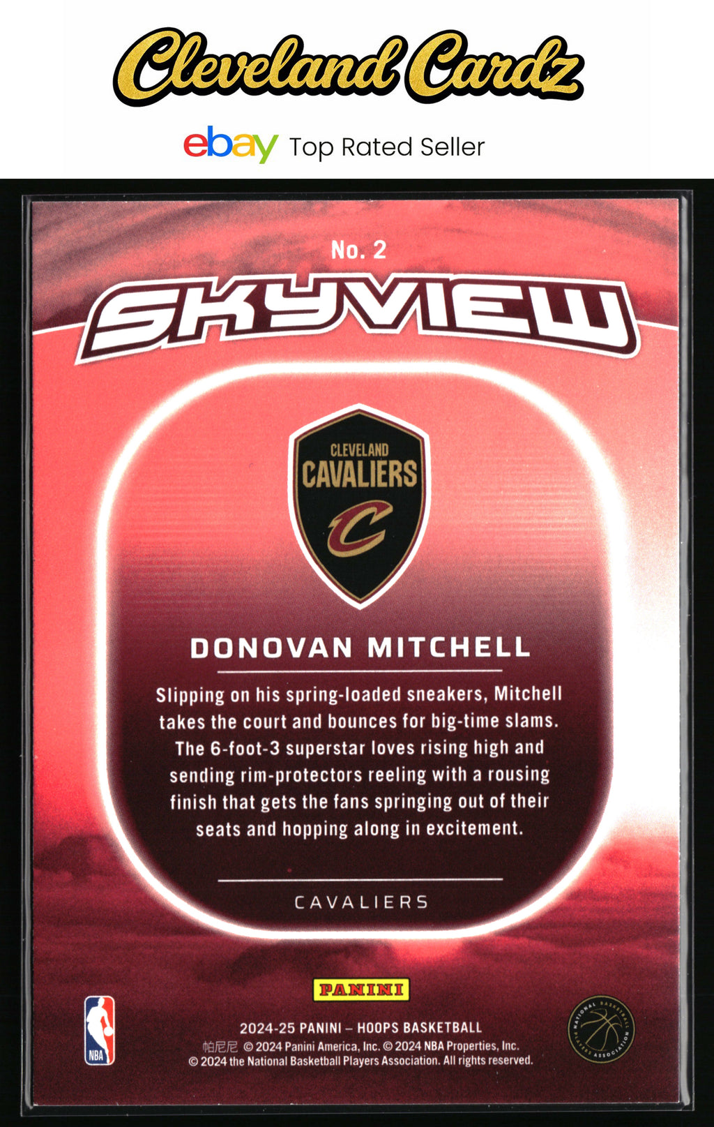 2024-25 Hoops #2 Donovan Mitchell Skyview