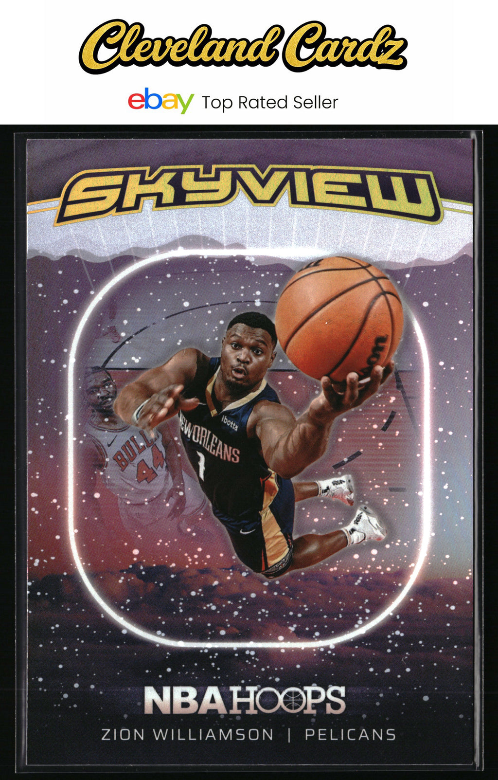 2024-25 Hoops Winter #6 Zion Williamson Skyview Holo