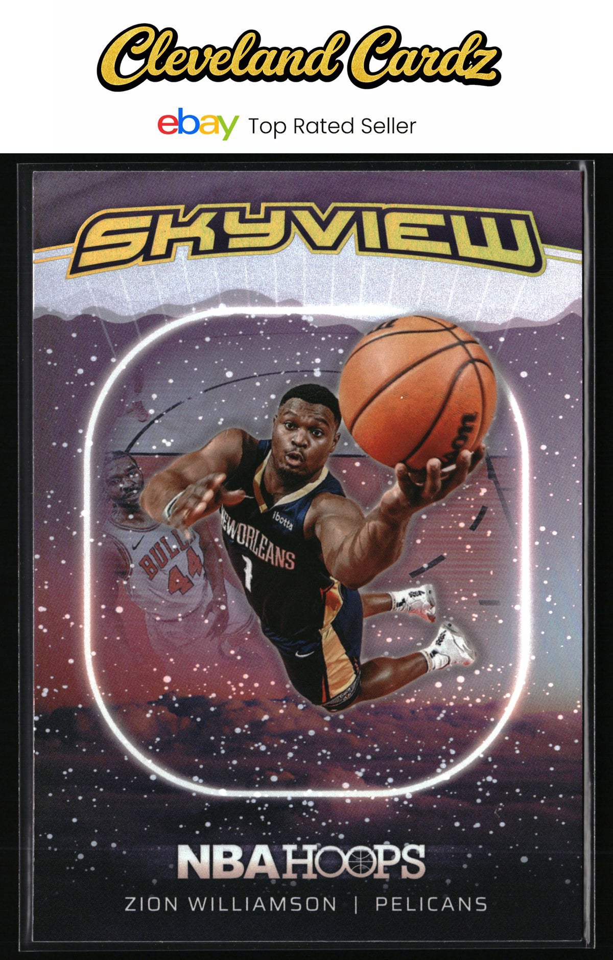 2024-25 Hoops Winter #6 Zion Williamson Skyview Holo