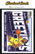 2024-25 Hoops Winter #6 Bronny James Jr. Rookie Greetings