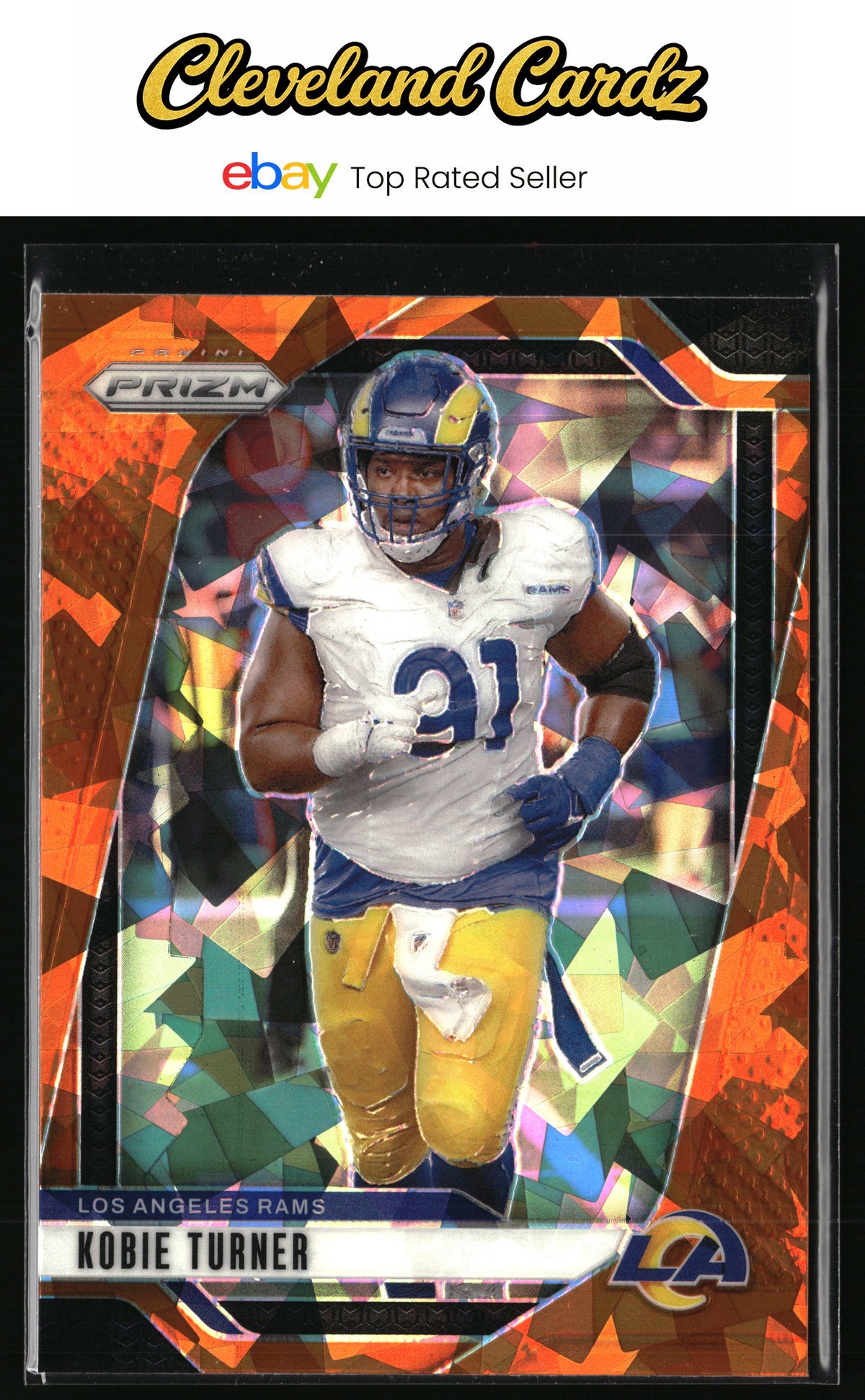 2024 Panini Prizm #171 Kobie Turner Orange Ice