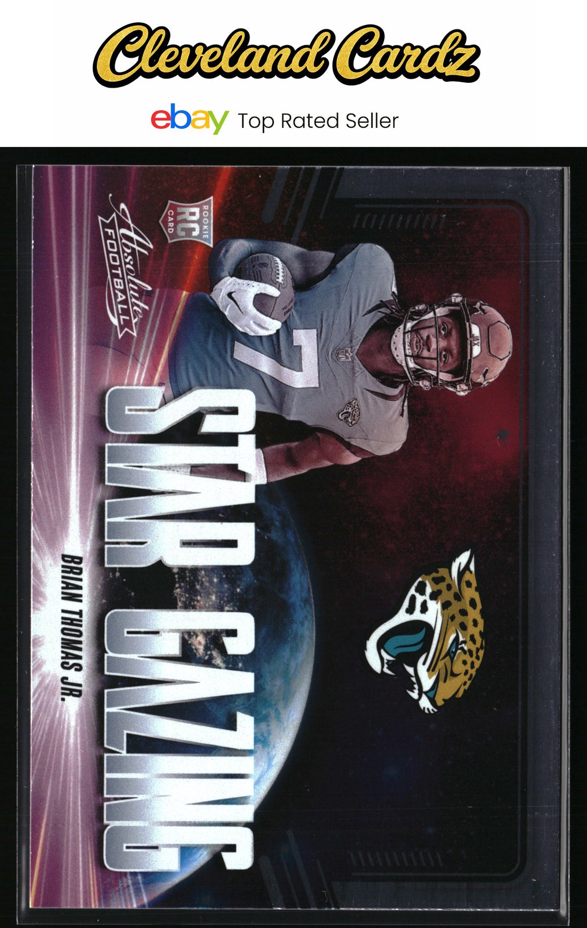 2024 Panini Absolute #SG-BTJ Brian Thomas Jr. Star Gazing