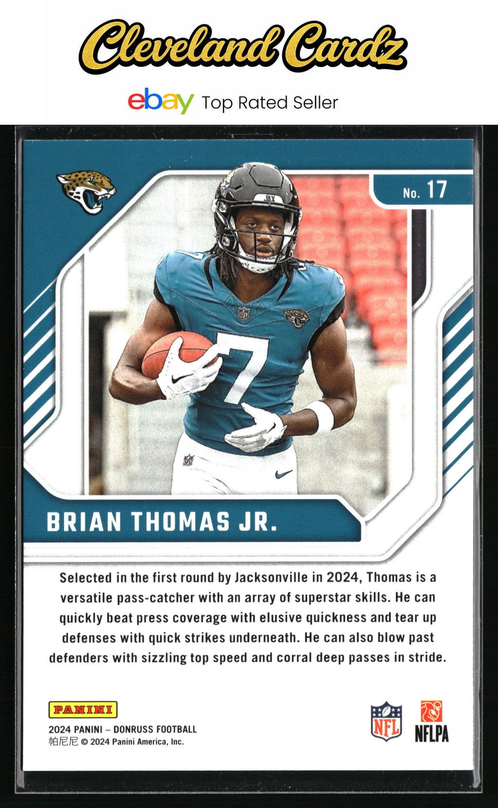 2024 Donruss #17 Brian Thomas Jr. Elite Series Rookies
