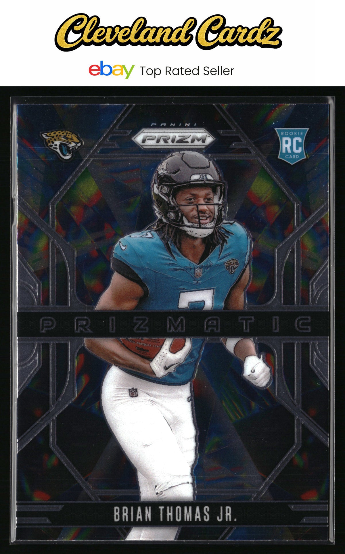 2024 Panini Prizm #19 Brian Thomas Jr. Prizmatic