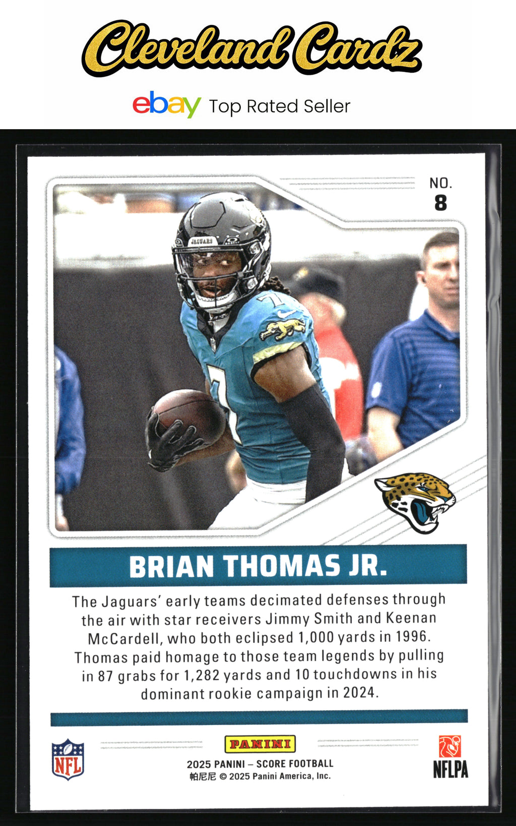 2025 Score #8 Brian Thomas Jr. Throwbacks