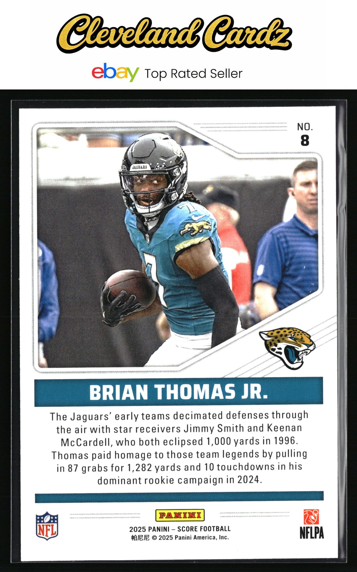 2025 Score #8 Brian Thomas Jr. Throwbacks