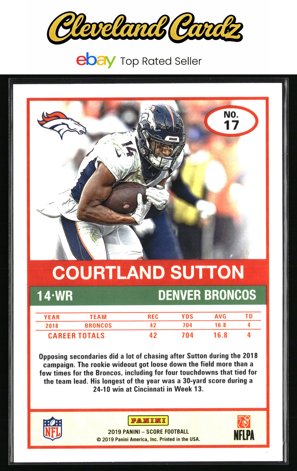 2019 Score #17 Courtland Sutton
